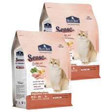BLUE BAY 倍力 Sense 全齡貓 全護低敏 貓飼料 田野雞, 腸胃保健, 1.5kg, 2袋