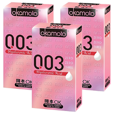 Okamoto 岡本 003 HA玻尿酸衛生套, 6入, 3盒