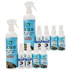 次綠康 車內用除菌液 350ml + 60ml x 2瓶 + 安全帽用除菌液 60ml x 2瓶, 2組