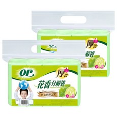 OP 檸檬花香分解袋 小 56 x 43cm 60張, 15L, 2包