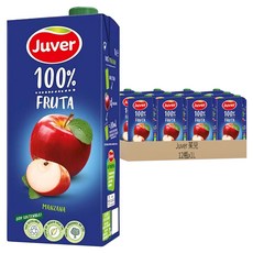 [箱裝]Juver 茱兒 蘋果汁, 1L, 12瓶
