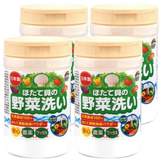 UnIMAT RIKEn 蔬果清潔貝殼粉, 天然素材100%, 日本產, 100g, 4罐