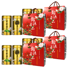 龍源茶品 鑫龍源 杉林溪綠茶葉 + 梨山烏龍青茶葉禮盒, 綠茶葉 50g + 梨山烏龍青茶 150g, 4盒