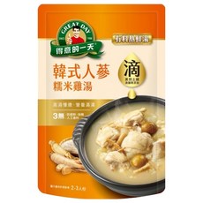 得意的一天 韓式人蔘糯米雞湯, 780g, 1包