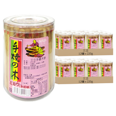 三立 手燒木餅 牛奶味, 220g, 24罐