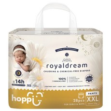 hoppi 皇家系列 嬰兒褲型尿布 15kg以上, 2XL, 28片