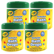 Crayola 繪兒樂 Bath Drop 入浴錠, 102g, 4罐