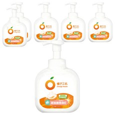 橘子工坊變色泡泡洗手慕斯 添加維他命E保濕因子 溫和不刺激 全家適用, 350ml, 6瓶