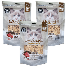 Mr.凍乾 貓用原肉凍乾, 鮪魚, 75g, 3包