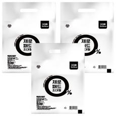 叮咚寵物 零感寵物尿墊, 3包, 20片