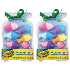 Crayola 繪兒樂 小魚款彩色入浴球, 75g, 2盒