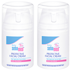 sebamed 施巴 台灣公司貨 嬰兒全效柔護面霜, 50ml, 2瓶
