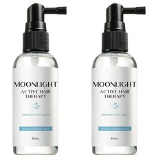 MOONLIGHT 莯光 進階版 頭皮清新淨涼噴霧 一般/油性頭皮適用, 2個, 90ml