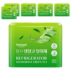 Tamsaa 冰箱除臭劑，綠茶成分，420g 冰箱用, 6個