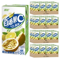 黑松 果汁C系列 百香果, 300ml, 96入
