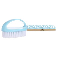 蛋形清潔刷, Y635, 16個, 蛋形 藍色