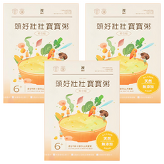 裸廚房 頭好壯壯 小寶寶粥 Set 6個月以上寶寶適用 無添加, 360g, 3盒