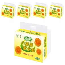 百吉牌 小捲筒衛生紙雙層, 27m, 12捲, 5包