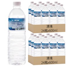 清境 純水, 600ml, 48瓶