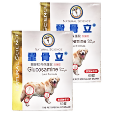 鞏骨立 加強錠 關節軟骨保護錠 寵物犬專用, 60顆, 維護骨骼/關節, 2盒
