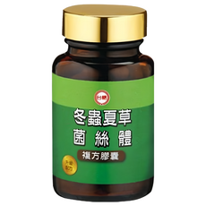 台糖 冬蟲夏草菌絲體複方膠囊 含馬卡、西洋參萃取物 配方加乘, 60顆, 480mg, 1罐