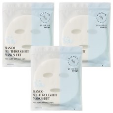 比安科 可分解面膜紙, 3入, 透明