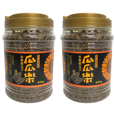 冬山鄉農會 瓜瓜樂紅茶葵瓜子, 620g, 2罐