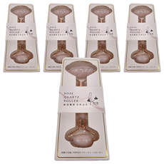 BEAUTYOUNG 妝漾 冰晶玉石按摩滾輪, 天然粉晶玉石, A336, 5個