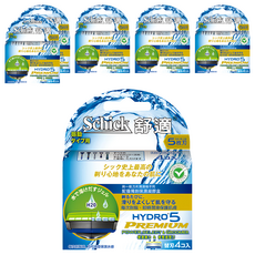 Schick 舒適牌 水次元5 變速 修整刀片 刮鬍刀片, 4片, 6盒