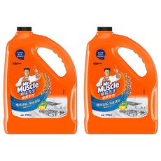 Mr Muscle 威猛先生 廚房清潔劑 清爽檸檬 橫掃油垢 淨味清新 除菌99.9%, 3.785L, 2桶