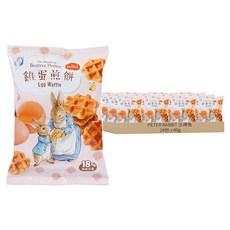 PETER RABBIT 比得兔 迷你煎餅 原味雞蛋, 60g, 24包