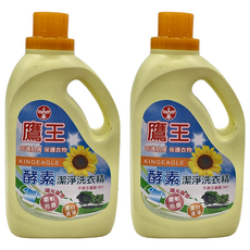 KINGEAGLE 鷹王 酵素抗菌洗衣精 柔軟芳香 潔白清淨, 3.2L, 2桶