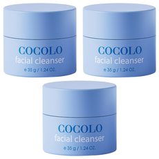 COCOLO 胺基酸潔面乳, 溫和保濕, 適用於敏感肌和兒童, 日本 Ajinomoto 胺基酸成分, 35g, 3罐