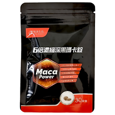 Bertie Biotech 柏諦生技 深黑瑪卡錠 95%深色瑪卡 6:1 濃縮萃取, 0.6g, 30顆, 1包