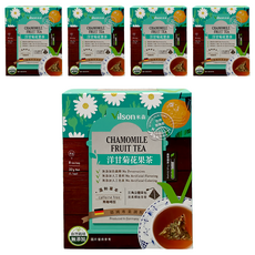Vilson 米森 洋甘菊花果茶, 無咖啡因, 德國專業調配, 無添加防腐劑, 無添加人工香料, 無添加人工色素, 4g, 8包, 5盒