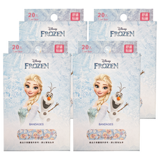 旺達 康膚寶 醫療用黏性膠帶及黏性繃帶 FZ-LQ01 冰雪奇緣, 20片, 4盒