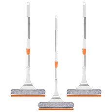 居家共感 長柄玻璃窗清潔刮水器, 3個, 白色