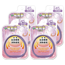 易利氣 項圈 45cm 紫藤花 紫色 男女適用, 4個