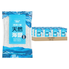 TAIYEN 台塩生技 澳洲日曬天然海鹽/粗鹽, 1kg, 12包