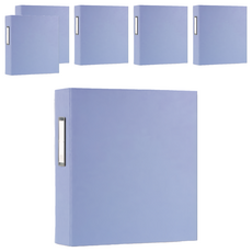 珠友文化 A4 D型檔案夾 3孔, 柔紫, 6個