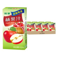 波蜜 蘋果汁, 24入, 300ml