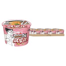 味丹 双響泡 塩味豚骨湯麵 115g, 12入