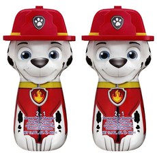 AIR-VAL Paw Patrol 汪汪隊 消防員毛毛 2合1沐浴洗髮精 400ml, 2瓶