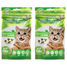 HULUCAT 貓用卡滋化毛潔牙餅, 鮭魚, 150g, 2包