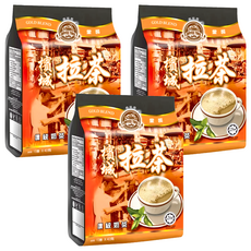 COFFEE TREE 咖啡樹 檳城拉茶風味香滑奶茶三合一 經典原味, 40g, 15包, 3袋