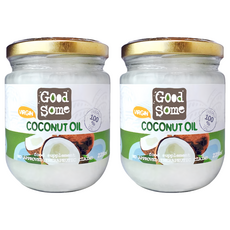 GOODSOME 好東西 斯里蘭卡原裝進口第一道冷壓椰子油 225ml, 2罐