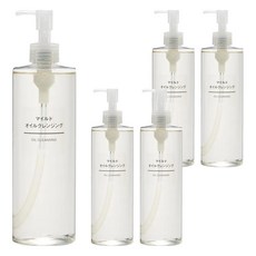 MUJI 無印良品 台灣公司貨 攜帶 敏感肌卸妝油, 50ml, 5瓶