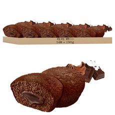 旺旺 野川 巧克力派 10入, 190g, 5袋