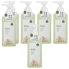 KU.KU Duckbill 酷咕鴨 果萃高分解酵素奶瓶蔬果清潔液, 容易沖洗不殘留, 800ml, 6瓶