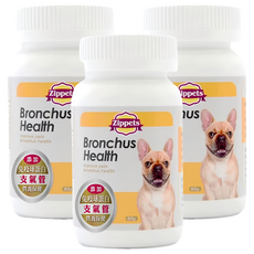 吉沛思 犬用複合寵物支氣管保健粉, 支氣管保健, 80g, 3罐